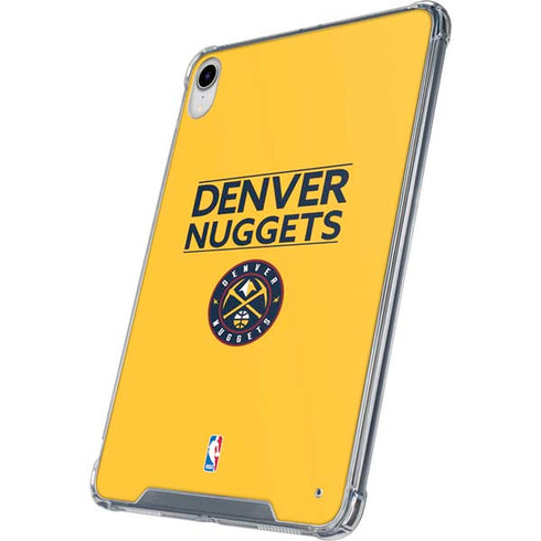 NBA Denver Nuggets Standard - Blue iPad 11th Gen (2025) Clear Case