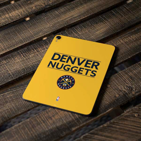 NBA Denver Nuggets Standard - Blue Apple iPad Pro Skin