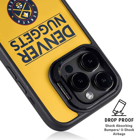 NBA Denver Nuggets Standard - Blue iPhone 13 Pro Max Kickstand Case