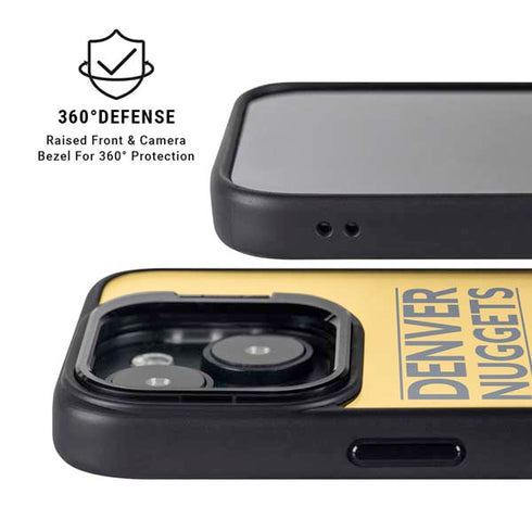 NBA Denver Nuggets Standard - Blue iPhone 14 Kickstand Case