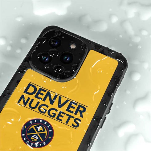 NBA Denver Nuggets Standard - Blue iPhone 15 Pro Waterproof Case