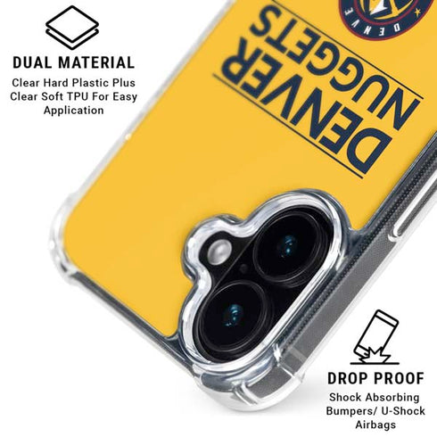 NBA Denver Nuggets Standard - Blue iPhone 16 MagSafe Case
