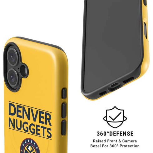 NBA Denver Nuggets Standard - Blue iPhone 16 Magsafe Impact Case