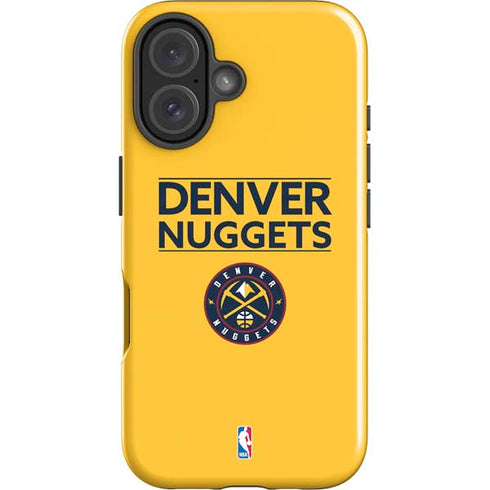 NBA Denver Nuggets Standard - Blue iPhone 16 Plus Impact Case