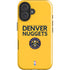 NBA Denver Nuggets Standard - Blue iPhone 16 Plus Impact Case