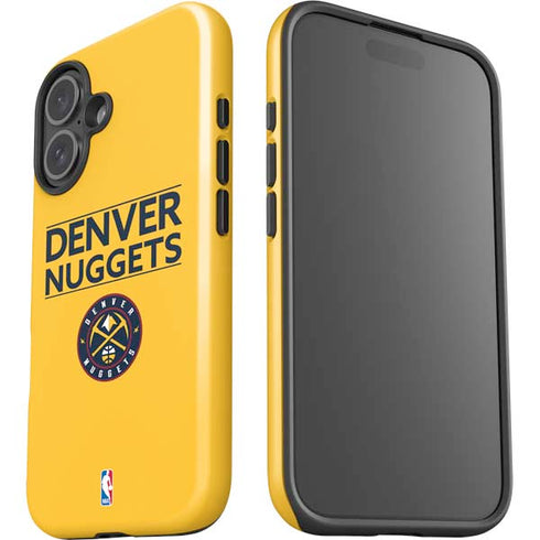 NBA Denver Nuggets Standard - Blue iPhone 16 Plus Impact Case