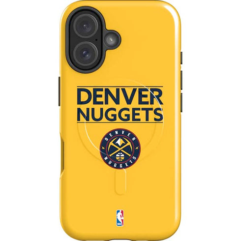 NBA Denver Nuggets Standard - Blue iPhone 16 Plus Magsafe Impact Case