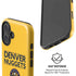 NBA Denver Nuggets Standard - Blue iPhone 16 Plus Magsafe Impact Case