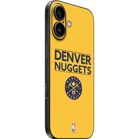 NBA Denver Nuggets Standard - Blue iPhone 16 Plus Skin