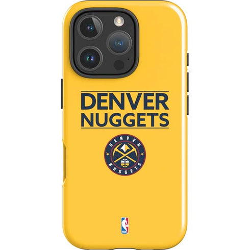 NBA Denver Nuggets Standard - Blue iPhone 16 Pro Impact Case