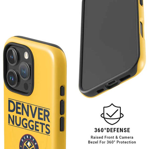 NBA Denver Nuggets Standard - Blue iPhone 16 Pro Max Magsafe Impact Case