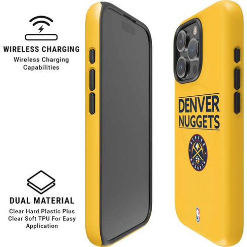 NBA Denver Nuggets Standard - Blue iPhone 16 Pro Max Magsafe Impact Case