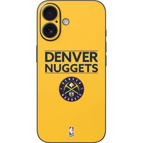 NBA Denver Nuggets Standard - Blue iPhone 16 Skin