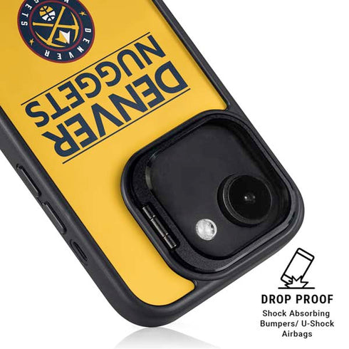NBA Denver Nuggets Standard - Blue iPhone 16e Kickstand Case