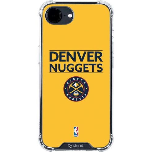 NBA Denver Nuggets Standard - Blue iPhone 16e Clear Case