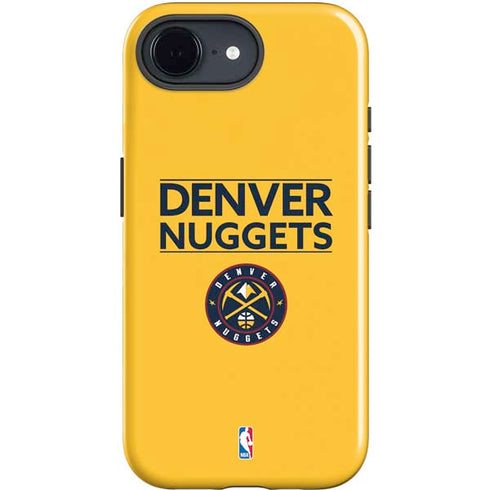 NBA Denver Nuggets Standard - Blue iPhone 16e Impact Case