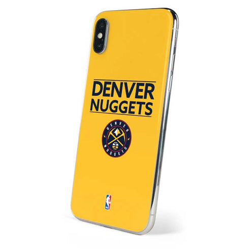 NBA Denver Nuggets Standard - Blue iPhone XS Max Skin