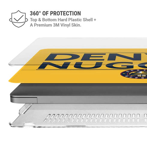 NBA Denver Nuggets Standard - Blue MacBook Pro 14in (2021-24) Case plus Skin