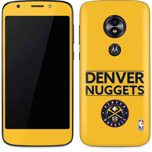 NBA Denver Nuggets Standard - Blue Moto E5 Play Skin