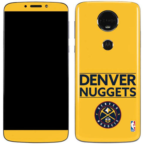 NBA Denver Nuggets Standard - Blue Moto E5 Plus Skin
