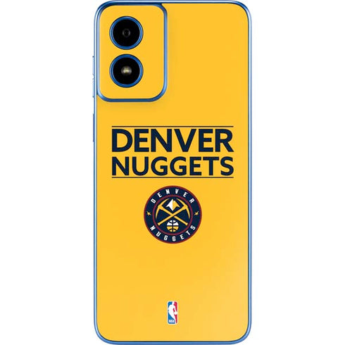 NBA Denver Nuggets Standard - Blue Moto G Play 4G (2024) Skin