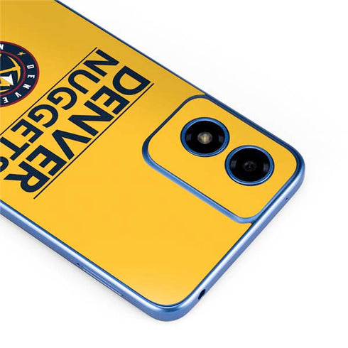 NBA Denver Nuggets Standard - Blue Moto G Play 4G (2024) Skin