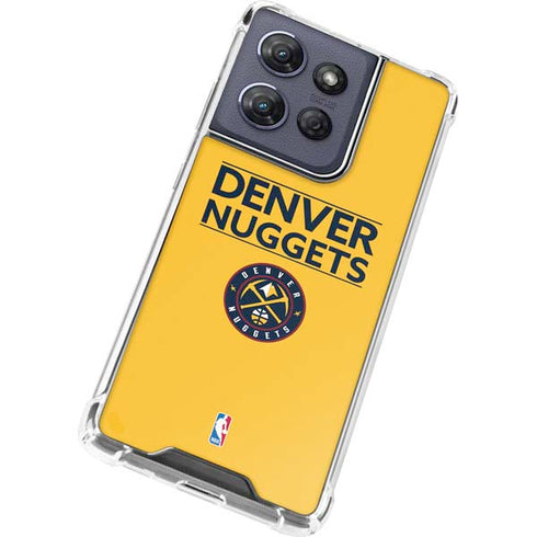 NBA Denver Nuggets Standard - Blue Moto G Power 5G (2025) Clear Case