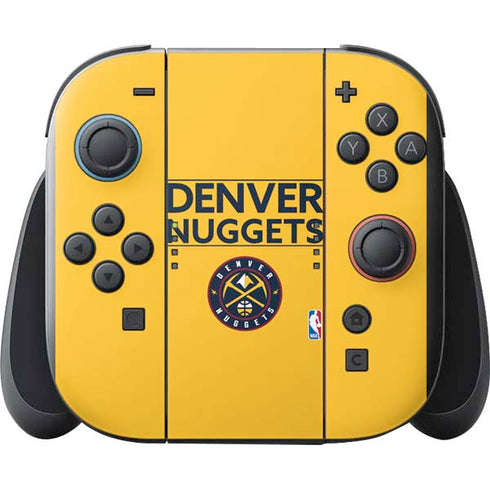 NBA Denver Nuggets Standard - Blue Nintendo Switch 2 (2025) with Joy-Con Skin