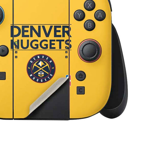 NBA Denver Nuggets Standard - Blue Nintendo Switch 2 (2025) Joy-Con Controller Skin