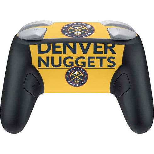 NBA Denver Nuggets Standard - Blue Nintendo Switch 2 (2025) Pro Controller Skin