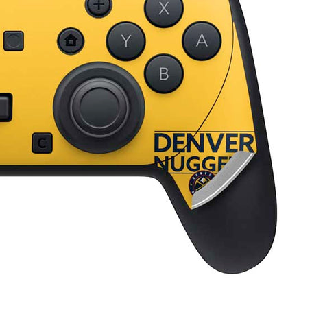 NBA Denver Nuggets Standard - Blue Nintendo Switch 2 (2025) Pro Controller Skin