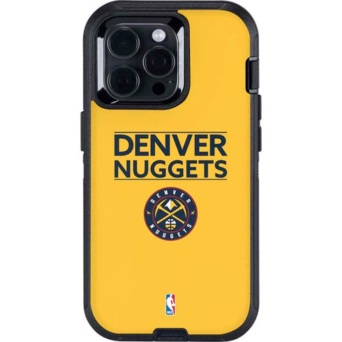 NBA Denver Nuggets Standard - Blue Otterbox Defender iPhone Skin