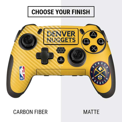 NBA Denver Nuggets Standard - Blue PlayStation Scuf Vantage 2 Controller Skin
