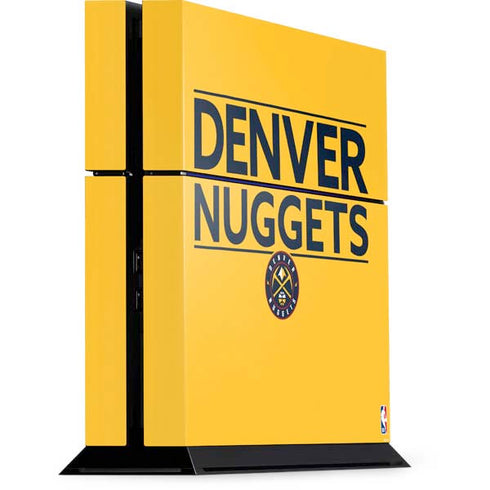 NBA Denver Nuggets Standard - Blue PS4 Console Skin