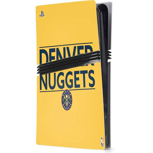 NBA Denver Nuggets Standard - Blue PS5 Pro Console Skin