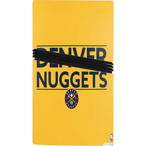 NBA Denver Nuggets Standard - Blue PS5 Pro Console Skin