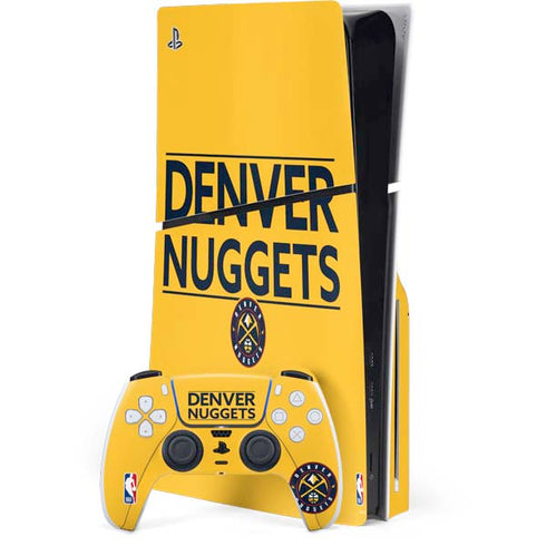 NBA Denver Nuggets Standard - Blue PlayStation PS5 Skins