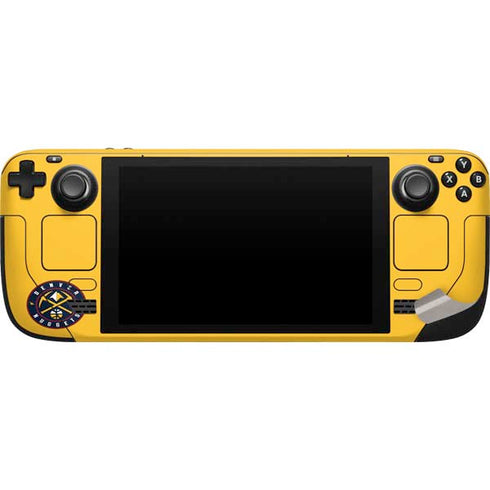 NBA Denver Nuggets Standard - Blue Steam Deck Handheld Gaming Computer Skin
