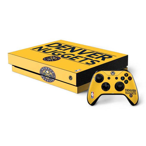 NBA Denver Nuggets Standard - Blue Xbox One X Bundle Skin