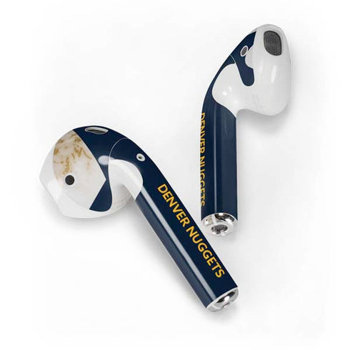 NBA Denver Nuggets Standard - Light Blue Apple AirPods Skin