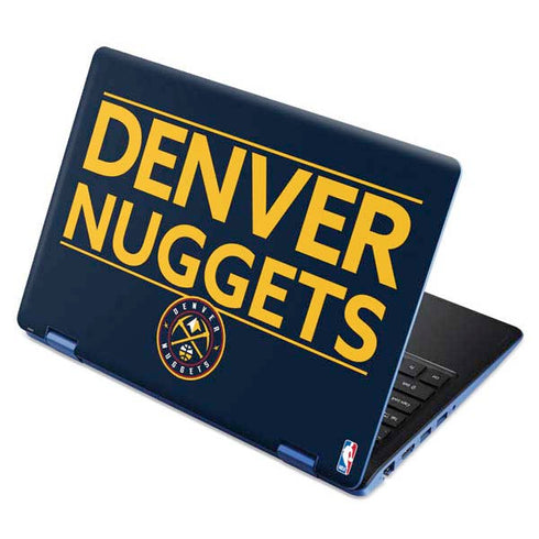 NBA Denver Nuggets Standard - Light Blue Aspire R11 11.6in Skin
