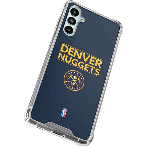 NBA Denver Nuggets Standard - Light Blue Gabb Phone 4 Clear Case