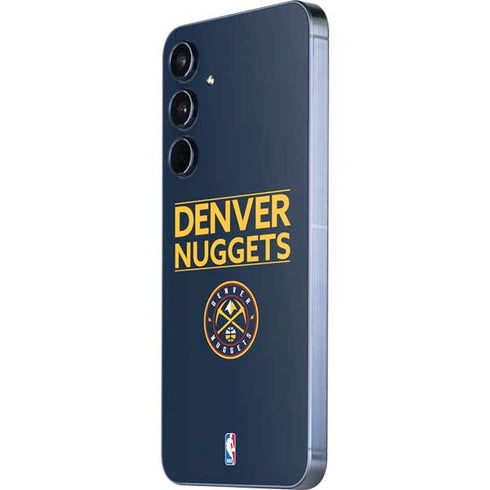 NBA Denver Nuggets Standard - Light Blue Galaxy A35 5G Skin