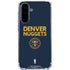 NBA Denver Nuggets Standard - Light Blue Galaxy A36 5G Clear Case