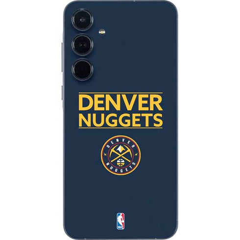 NBA Denver Nuggets Standard - Light Blue Galaxy A55 5G Skin