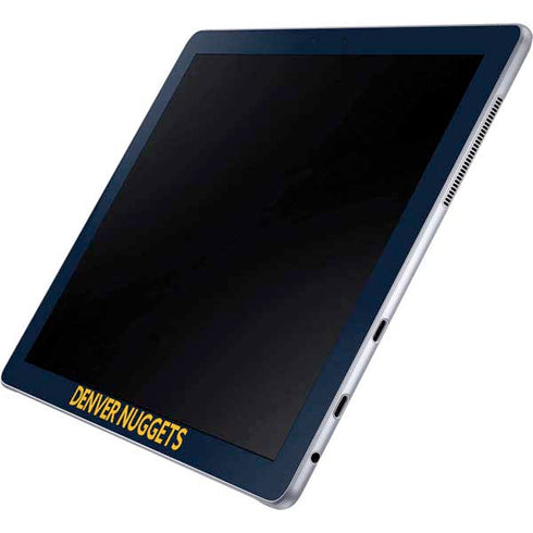 NBA Denver Nuggets Standard - Light Blue Galaxy Book 12in Skin
