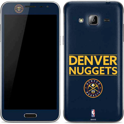 NBA Denver Nuggets Standard - Light Blue Galaxy J3 Skin