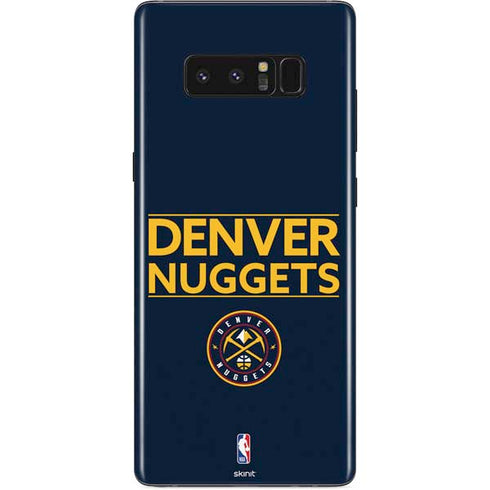 NBA Denver Nuggets Standard - Light Blue Galaxy Note 8 Skin
