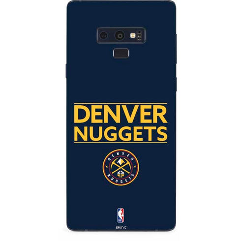 NBA Denver Nuggets Standard - Light Blue Galaxy Note 9 Skin