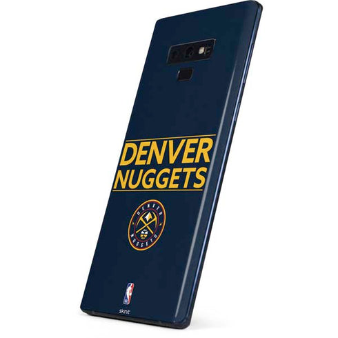 NBA Denver Nuggets Standard - Light Blue Galaxy Note 9 Skin